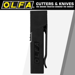 OLFA Blades Excel Black 30/pk Carded Ultra Sharp 18mm With Belt Clip